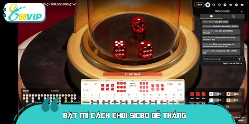 Bật mí cách chơi sicbo dễ thắng